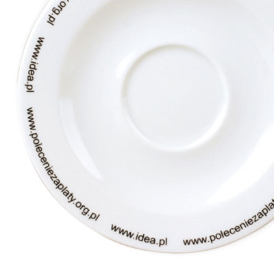 Decorazione con riga sul piattino<br>possibile con Decalco Ceramico <br> supplemento secondo il listino prezzi img_preview